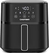 Chefman Air Fryer – 6 QT Compact Airfryer for Quick & Easy Meals in Minutes, Features Hi-Fry Technology for Extra Cri...
