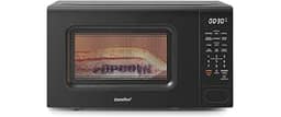 COMFEE' Countertop Microwave Oven 0.7 Cu.Ft, 700W, Black, Child Lock | 11 Power Levels, Multi-stage Cooking, Weight/T...
