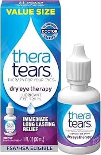 TheraTears Dry Eye Lubricating Drops, Value Size, 1 Fl Oz