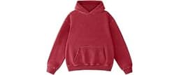 Dnzzs Acid Wash Oversized Vintage Hoodie for Men