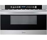Midea MM12S2ASZ Microwave Oven, 1.2 cu.ft Drawer, Stainless Steel, Child Safety Lock