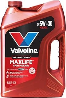 Valvoline MaxLife High Mileage 5W-30 Synthetic Blend Motor Oil 5 Quart