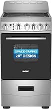 Avanti 20-Inch Freestanding Electric Range with Ceramic Glass Cooktop, in Stainless Steel (CERU200P3S)
