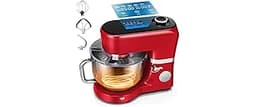 VIVOHOME Stand Mixer with Fermentation, One-Touch Presets Electric Dough Mixer with 6 Qt Bowl, Kitchen Standing Mixer...