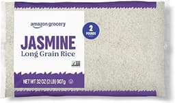 Amazon Grocery, Jasmine Long Grain Rice, 2 Lb