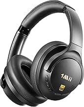 1Mii Y8+ Hybrid Active Noise Cancelling Headphones, 100H Ultra Playtime, Bluetooth 6.0 Over Ear, Wireless Hi-Res Audi...