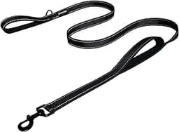Heavy Duty Dog Leash - 2 Handles by Padded Traffic Handle for Extra Control, 6foot Long - Perfect for Medium to Large...