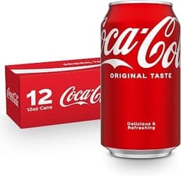Coca-Cola Soda Soft Drink Fridge Pack Cans, 12 fl oz, 12 Pack