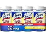 Lysol Disinfectant Wipes, Multi-Surface Antibacterial Cleaning Wipes, For Disinfecting and Cleaning, Lemon and Lime B...
