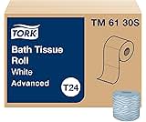 Tork Bath Tissue Roll Advanced 2-ply, Biodegradable 4x3.75", 500 sheets/roll, 48 rolls/case, TM6130S