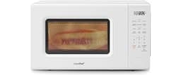 COMFEE' Countertop Microwave Oven 0.7 Cu.Ft, 700W, White, 11 Power Levels | Multi-stage Cooking, Weight/Time Defrost,...