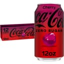 Coca-Cola Zero Sugar Cherry Soda Fridge Pack Cans, 12 fl oz, 12 Pack