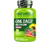 NATURELO One Daily Multivitamin for Women w/Vitamin B12, 120 Count | Energy Support, Whole Food Daily Women Multivita...