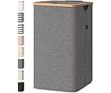 BALEINE 100L Laundry Hamper with Lid, Large Laundry Basket Bin | Large Capacity, Easy-Access Lid, Shape-Retaining Str...