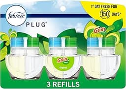 Febreze Plug-In Air Freshener, Odor-Fighting Scented Oil Refill, Air Fresheners for Home, Bathroom and Kitchen, Long ...