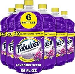 Fabuloso 2X Multi-Purpose Cleaner, No Rinse Floor Cleaner, Long-Lasting Freshness, Lavender Scent, 56 fl oz