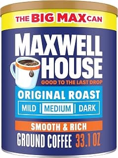 Maxwell House Ground Coffee, Original Roast, 33.1 oz Canister