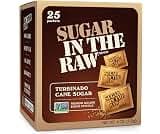 Sugar In The Raw, Turbinado Cane Sugar Packets, 25 Ct | Pure, All-Natural Turbinado Sugar, Non-GMO Project Verified, ...