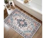 Tangsoo Vintage 2x3 Washable Rugs for Entryway, Non Slip Small Area Rug | Oriental Indoor Front Door Rug, Door Mat Sm...