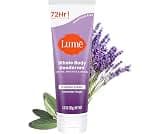 Lume Whole Body Deodorant - Cream Tube - 3 oz (Lavender Sage) | 72-Hour Odor Control, Aluminum & Baking Soda Free, Sk...