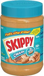 SKIPPY Creamy Peanut Butter, Plant Based Protein, 28oz x1