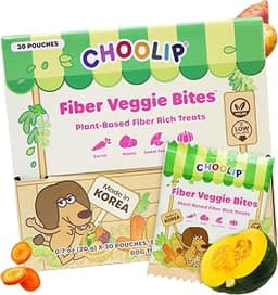 Choolip Fiber Veggie Bites, Fiber Rich Sweet Potato Treats, Dispenser, 21oz