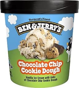 Ben & Jerry's Chocolate Chip Cookie Dough Ice Cream Pint 16 oz