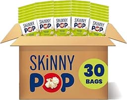 SKINNYPOP Original, Gluten Free Popcorn Bags, .65 oz (30 Count)