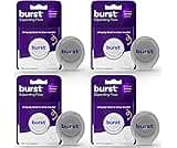 BURST Expanding Dental Floss (Mint Eucalyptus/160 Yards) | Stain Absorbing & Woven Teeth Floss with Xylitol Coating t...