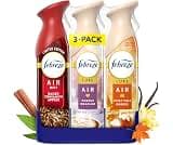 Febreze Odor-Fighting Air Freshener Spray, Room Spray, Crisp Fall Breeze, Cuddle Weather & Baked Cinnamon Apple Air M...