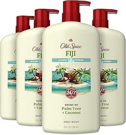 Old Spice Body Wash for Men, 24/7 Shower Fresh with Lasting Scent, Cleanse & Refresh, Gentle on Skin, Vitamin B3, Fij...