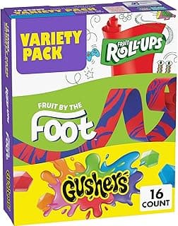 Fruit Flavored Snacks Variety Pack, Gluten Free, 16 ct, 10.2 oz