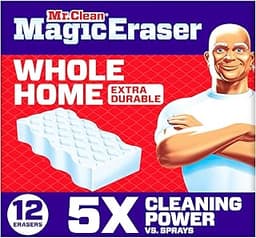 Mr. Clean Magic Eraser, All Purpose Cleaner, Cleaning Scrubber, Wall, Sneaker, Kitchen, Bathroom, Shower Cleaning Sup...