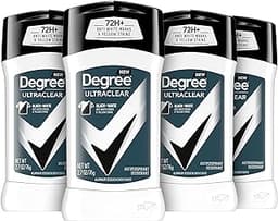 Degree Men UltraClear Antiperspirant Deodorant Black + White 72-Hour Sweat & Odor Protection Antiperspirant For Men W...
