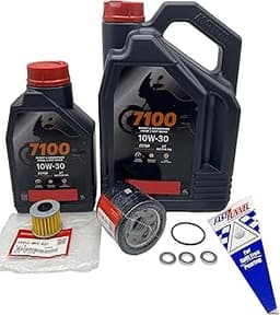 Premium Full Synthetic 10W30 Oil Change Kit OEM Oil Filters For Motul Honda Goldwing 1800 GL1800 DCT (Dual Clutch Tra...