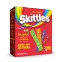 SINGLES TO GO! Skittles Variety Pack, Watertok Powdered Drink Mix, Zero Sugar, Low Calorie, Includes 4 Flavors: Green...