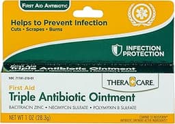 Thera|Care Triple Antibiotic Ointment | First Aid | Infection Prevention and Protection | 1.0 oz | Topical Wound Care...