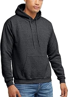 Hanes Men's EcoSmart Hoodie, Midweight Fleece, Pullover Hooded Sweatshirt
