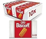 Lotus Biscoff Cookies, Caramelized Biscuit Cookies, 16 Cookies (Pack of 10), Non GMO + Vegan, 4.4 Ounce (Pack of 10),...