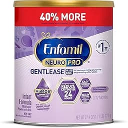 Enfamil NeuroPro Gentlease for easing Fussiness, Crying, Gas, Spit-up in 24 Hrs, Smaller Proteins for Easy Digestion,...