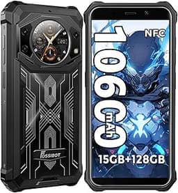 FOSSIBOT F101 Pro Rugged Smartphone Unlocked, Dual Screen 10600mAh Battery 15+128GB Storage MTK8788 Octa-cora Process...