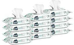 Seventh Generation Baby Wipes, 768 count, Made for Sensitive Skin, Refill with Tape Seal, 64 Count (Pack of 12)