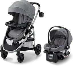 Graco Modes Pramette 3-in-1 Travel System (Stroller & Car Seat), Ellington
