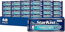 StarKist Pantry Storage Pack, Chunk Light Tuna in Water(5oz Cans, 48-count)