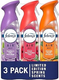 Febreze Air Mist Air Freshener, Odor-Fighting Room, Air Fresheners for Home Bathroom and Kitchen, Spray, Southern Lil...