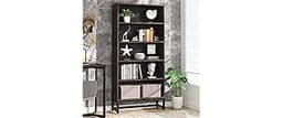Tribesigns Tall Bookcase and Bookshelf, 70.8” Large Bookcases Organizer with 5-Tier Storage Shelves, Heavy Duty Free-...