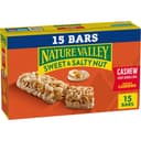 Nature Valley Sweet & Salty Cashew Granola Bars, 15 ct, 18 oz