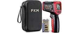 FKM Infrared Thermometer Gun,Non Contact Laser Thermometer Gun for Industrial,HVAC,Engine,Kitchen Cooking,Digital IR ...