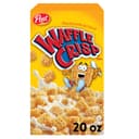 Waffle Crisp Breakfast Cereal, Sweetened Waffle Shaped Cereal, 20 OZ Box