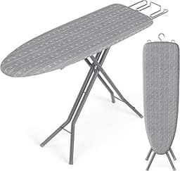 SONGMICS Ironing Board, Foldable, with Iron Rest, 43 x 13 Inches